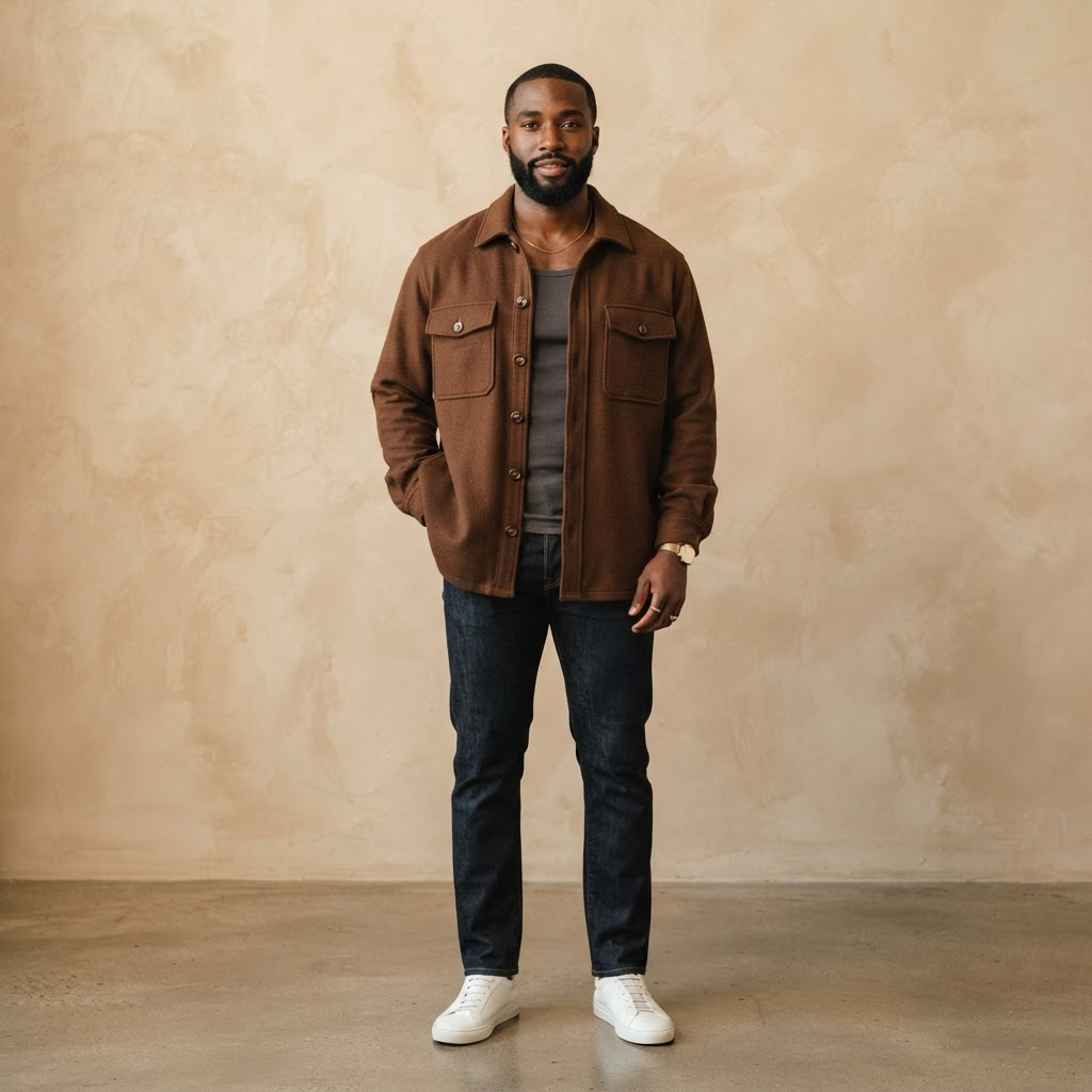 Motswana Jacket — Brown