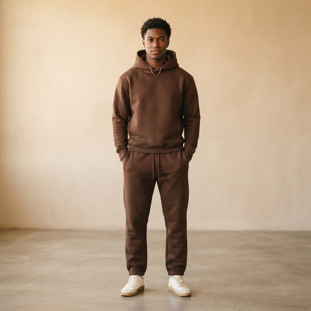 Matsieng Track Pants — Brown