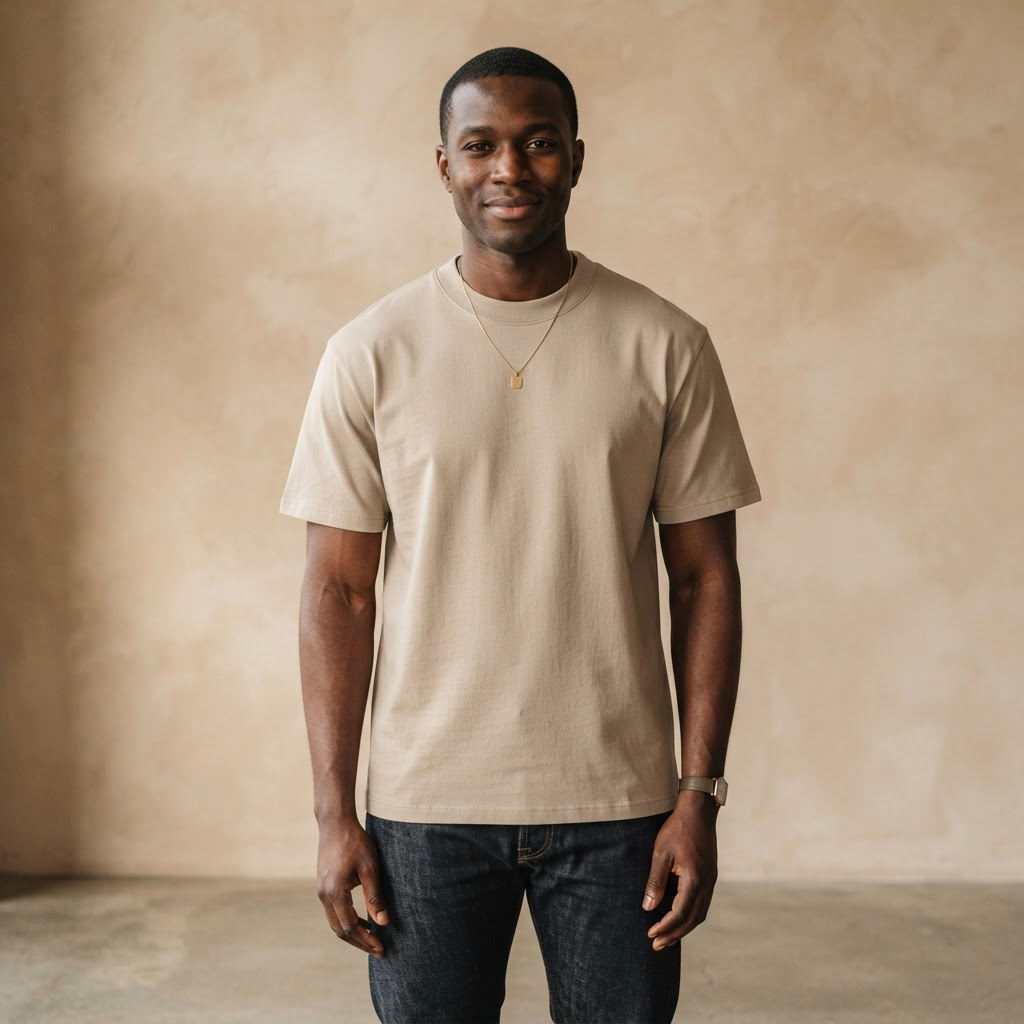 Heritage Tee — Taupe